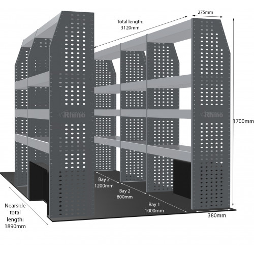 NEW MR4 Modular Racking - MR361