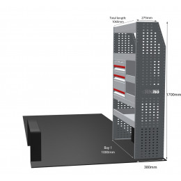 NEW MR4 Modular Racking - Drawer & Shelf - MR355-DS NEW MR4 Modular Racking - Drawer & Shelf - MR355-DS