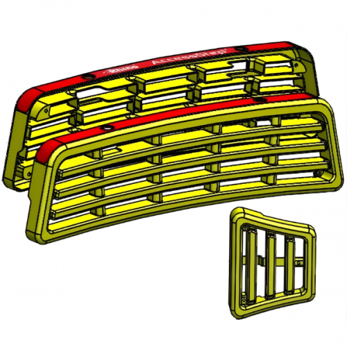 Triple Step Yellow Connect+ Plastic Replacement Kit SK111