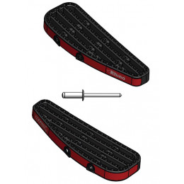 Black Left and Right Replacement Treads - SK133