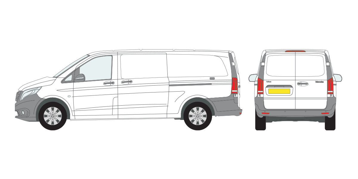 Vito XLWB 2015 on Twin Rear Doors Photo