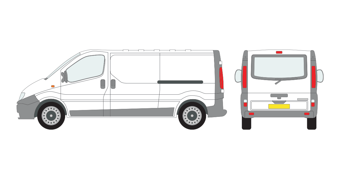 Single Rear Tailgate Door Photo