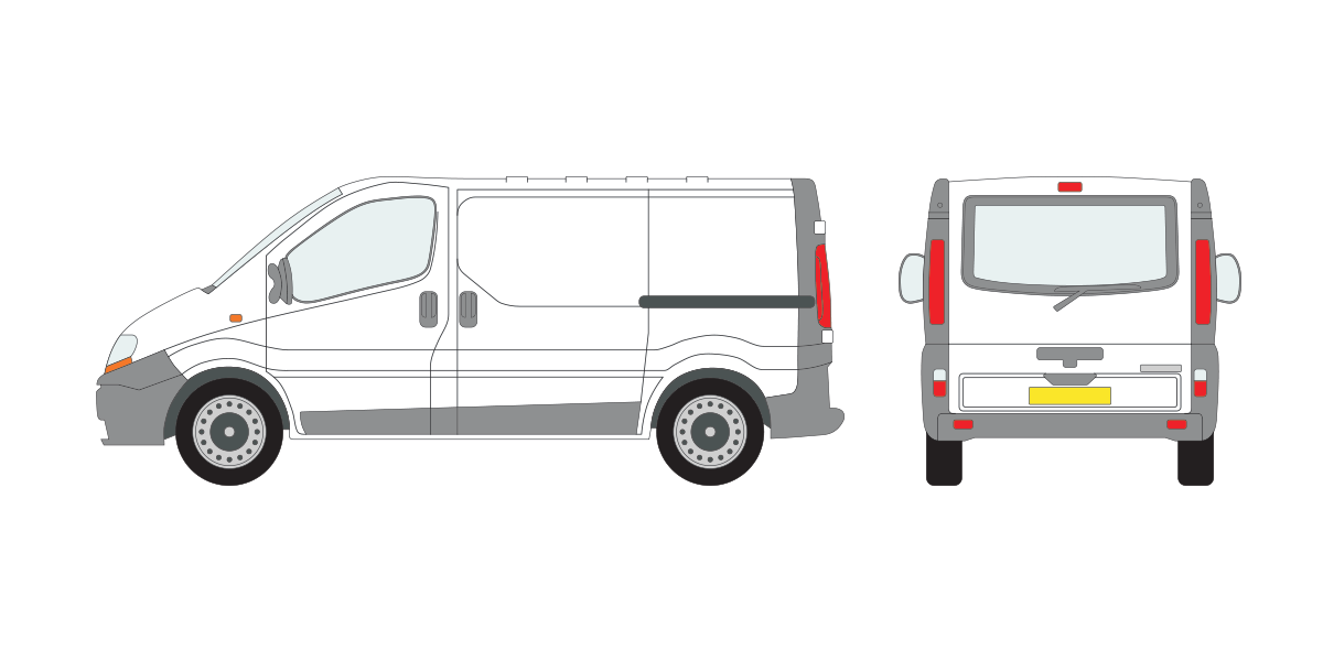 Single Rear Tailgate Door Photo