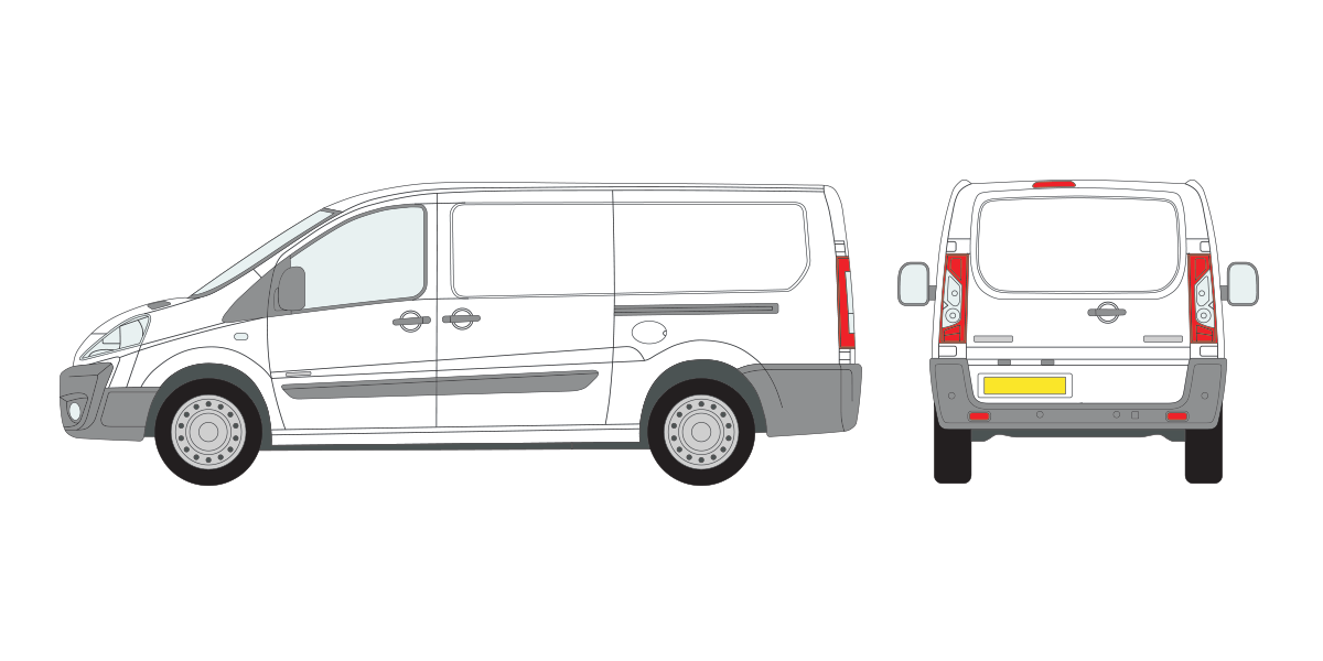 L2 H1 Single Rear Tailgate Door  Photo