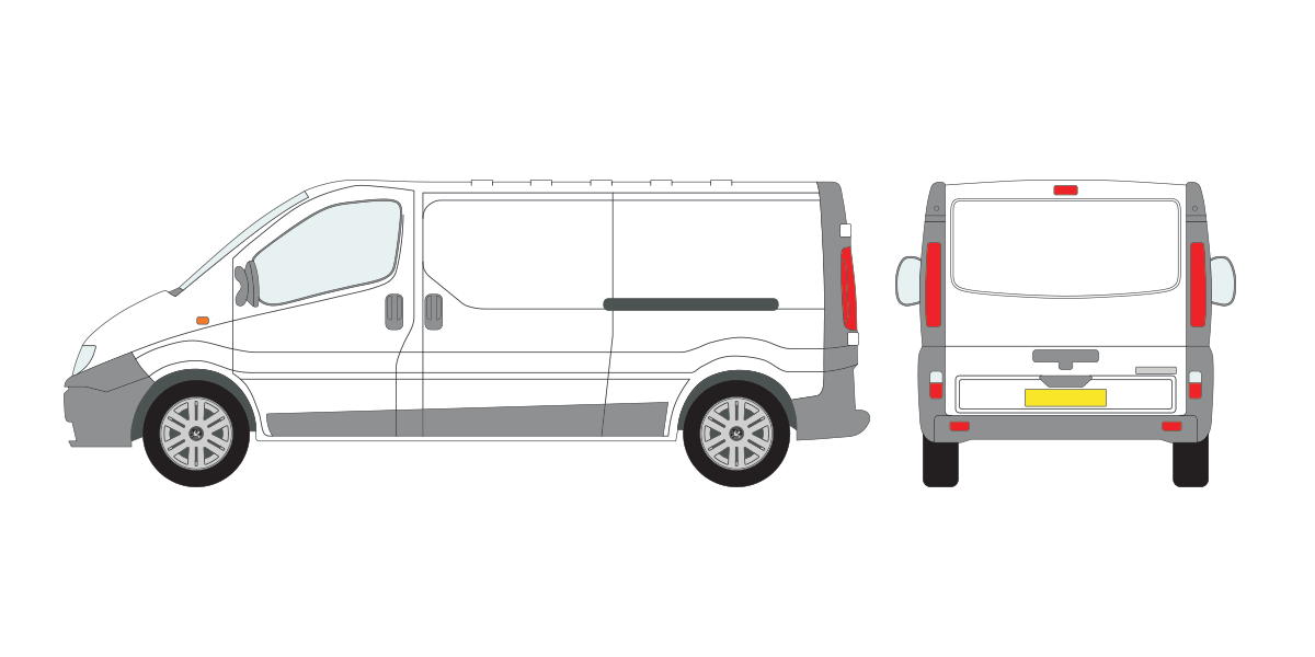 Single Rear Tailgate Door Photo