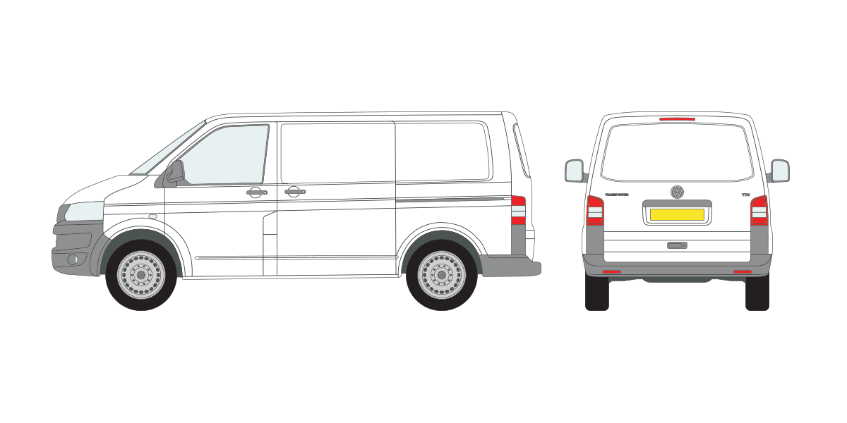 Single Rear Tailgate Door Photo